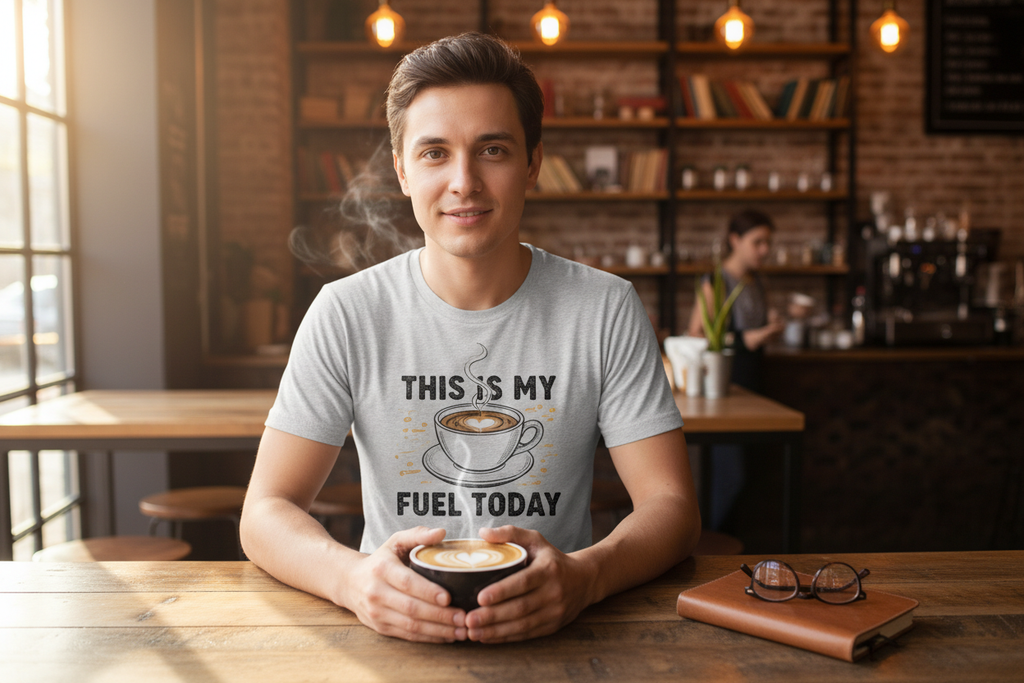 Coffee T-Shirt Lifestyle Photo